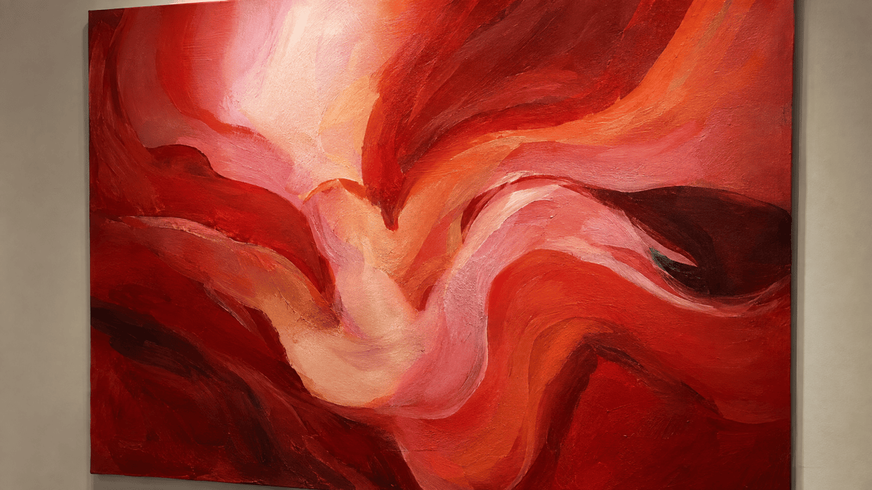 Abstract love painting