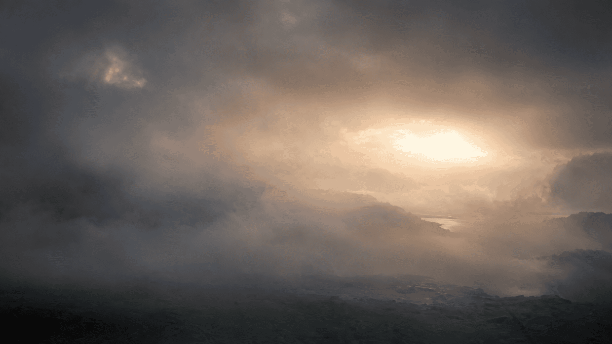 Cinematic scene moody