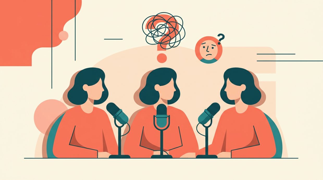 Identical podcast hosts