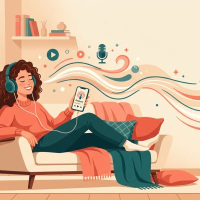 Podcast listener vector